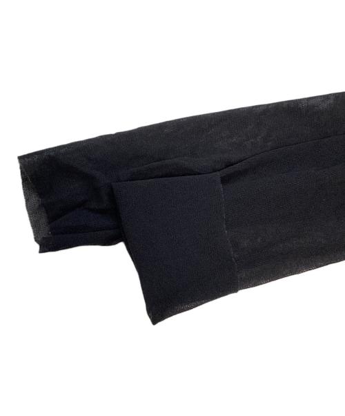 Jean Paul GAULTIER SOLEIL（ジャンポールゴルチェ ソレイユ）Jean Paul GAULTIER SOLEIL (ジャンポールゴルチェ ソレイユ) ロゴ刺繍パワーネットカットソー グレー サイズ:Sの古着・服飾アイテム