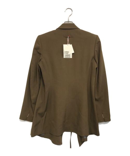 Jean Paul Gaultier FEMME（ジャンポールゴルチエ フェム）Jean Paul Gaultier FEMME (ジャンポールゴルチエ フェム) テーラードジャケット オリーブ サイズ:40の古着・服飾アイテム