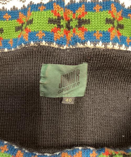 JUNIOR GAULTIER（ジュニアゴルチエ）JUNIOR GAULTIER (ジュニアゴルチエ) ニットワンピース ブラック サイズ:40の古着・服飾アイテム