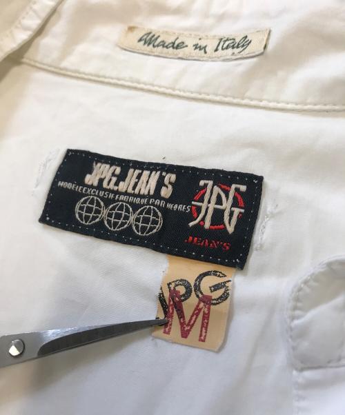 JPG（ジャンポールゴルチエ）JPG (ジャンポールゴルチエ) デザインシャツ ホワイト サイズ:Mの古着・服飾アイテム