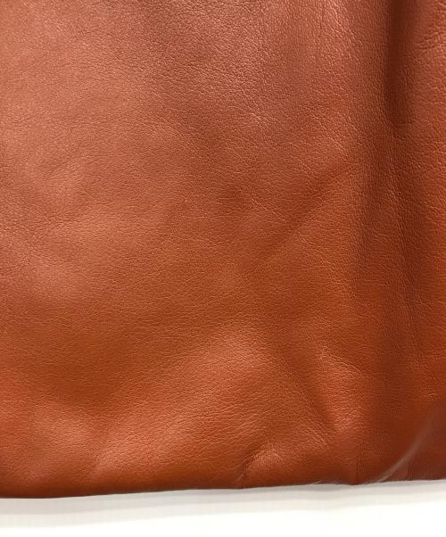 Jean Paul Gaultier FEMME（ジャンポールゴルチエ フェム）Jean Paul Gaultier FEMME (ジャンポールゴルチエ フェム) ラムレザー刺繍ジャケット ブラウン サイズ:40の古着・服飾アイテム