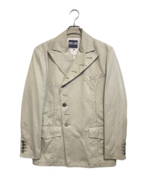 Jean Paul GAULTIER（ジャンポールゴルチェ）Jean Paul GAULTIER (ジャンポールゴルチェ) 多重ボタンテーラードジャケット ベージュ サイズ:48の古着・服飾アイテム