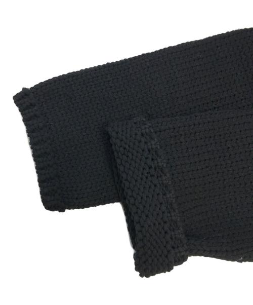 COMME des GARCONS HOMME PLUS（コムデギャルソンオムプリュス）COMME des GARCONS HOMME PLUS (コムデギャルソンオムプリュス) ケーブルニットカーディガン ブラック サイズ:Sの古着・服飾アイテム