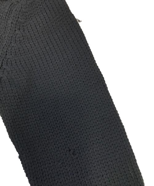 COMME des GARCONS HOMME PLUS（コムデギャルソンオムプリュス）COMME des GARCONS HOMME PLUS (コムデギャルソンオムプリュス) ケーブルニットカーディガン ブラック サイズ:Sの古着・服飾アイテム
