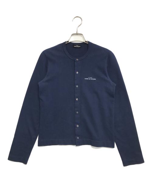 tricot COMME des GARCONS（トリココムデギャルソン）tricot COMME des GARCONS (トリココムデギャルソン) 00's ロゴプリントカーディガン ネイビー サイズ:表記なしの古着・服飾アイテム