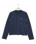 tricot COMME des GARCONS（トリココムデギャルソン）の古着「00's ロゴプリントカーディガン」｜ネイビー