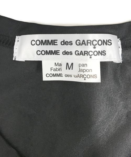 COMME des GARCONS COMME des GARCONS（コムデギャルソン コムデギャルソン）COMME des GARCONS COMME des GARCONS (コムデギャルソン コムデギャルソン) テクスチャード トップ ブラック サイズ:Ｍの古着・服飾アイテム