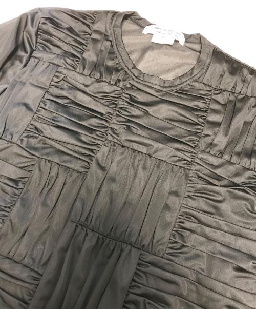 COMME des GARCONS COMME des GARCONS（コムデギャルソン コムデギャルソン）COMME des GARCONS COMME des GARCONS (コムデギャルソン コムデギャルソン) テクスチャード トップ ブラック サイズ:Ｍの古着・服飾アイテム