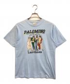 WINTERLANDウィンターランド）の古着「プリントTシャツ」｜スカイブルー