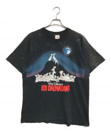 キャラクターTシャツ（キャラクターTシャツ）の古着「90s Disney(ディズニー) キャラクターTシャツ」｜ブラック