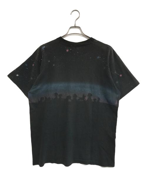 キャラクターTシャツ（キャラクターTシャツ）キャラクターTシャツ (キャラクターTシャツ) 90s Disney(ディズニー) キャラクターTシャツ ブラック サイズ:XLの古着・服飾アイテム