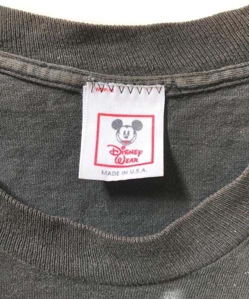 キャラクターTシャツ（キャラクターTシャツ）キャラクターTシャツ (キャラクターTシャツ) 90s Disney(ディズニー) キャラクターTシャツ ブラック サイズ:XLの古着・服飾アイテム