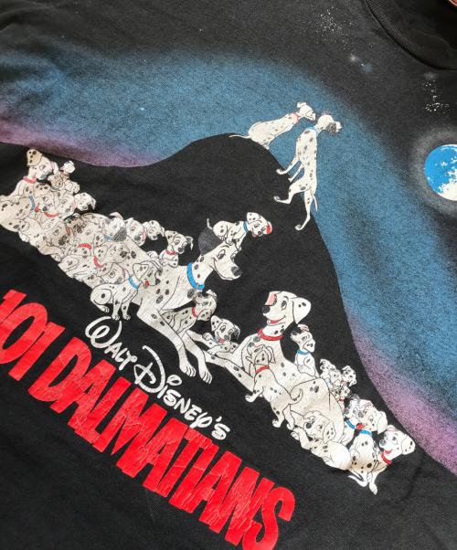 キャラクターTシャツ（キャラクターTシャツ）キャラクターTシャツ (キャラクターTシャツ) 90s Disney(ディズニー) キャラクターTシャツ ブラック サイズ:XLの古着・服飾アイテム