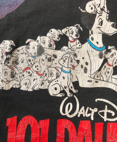 キャラクターTシャツ（キャラクターTシャツ）キャラクターTシャツ (キャラクターTシャツ) 90s Disney(ディズニー) キャラクターTシャツ ブラック サイズ:XLの古着・服飾アイテム