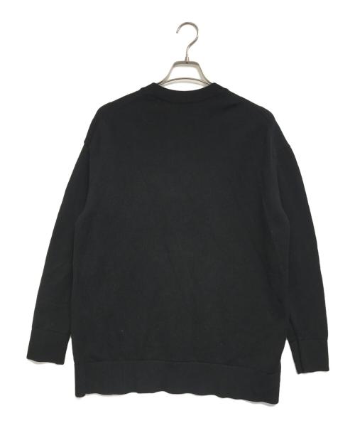 BURBERRY（バーバリー）BURBERRY (バーバリー) オーバーサイズクルーネックニット ブラック サイズ:XSの古着・服飾アイテム