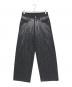 OPIUM（オピウム）の古着「Rhinestone Wide Baggy Pants」｜ブラック