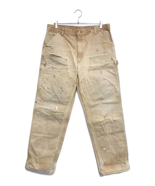 CarHartt（カーハート）CarHartt (カーハート) ダブルニーペインターパンツ ブラウン サイズ:38×34の古着・服飾アイテム