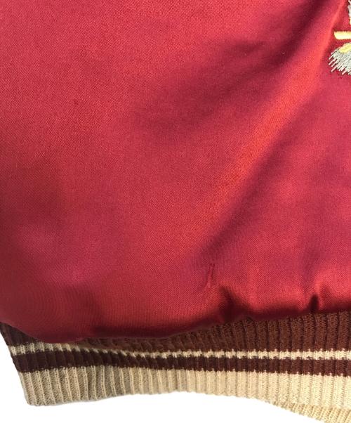 TAILOR 東洋（テーラー東洋）TAILOR 東洋 (テーラー東洋) リバーシブルスカジャン レッド サイズ:Lの古着・服飾アイテム