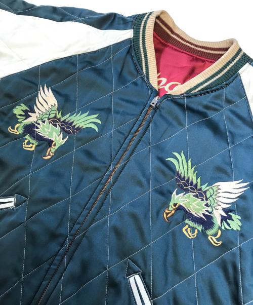 TAILOR 東洋（テーラー東洋）TAILOR 東洋 (テーラー東洋) リバーシブルスカジャン レッド サイズ:Lの古着・服飾アイテム