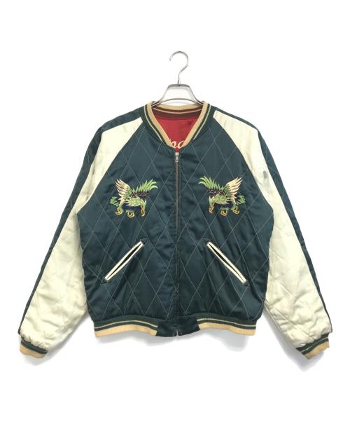 TAILOR 東洋（テーラー東洋）TAILOR 東洋 (テーラー東洋) リバーシブルスカジャン レッド サイズ:Lの古着・服飾アイテム