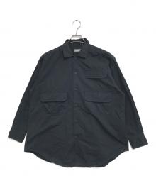 COMME des GARCONS HOMME（コムデギャルソン オム）の古着「長袖シャツ」｜ブラック