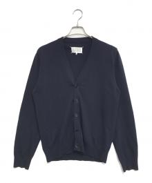 Maison Margiela（メゾンマルジェラ）の古着「エルボーパッチカーディガン」｜ネイビー