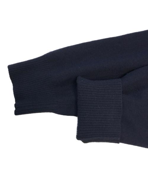 Maison Margiela（メゾンマルジェラ）Maison Margiela (メゾンマルジェラ) エルボーパッチカーディガン ネイビー サイズ:Ｍの古着・服飾アイテム