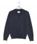 Maison Margiela（メゾンマルジェラ）の古着「エルボーパッチカーディガン」｜ネイビー