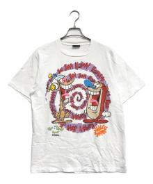 キャラクターTシャツ（キャラクターTシャツ）の古着「90s REN&STIMPY(レン&スティンピー) キャラクターTシャツ」｜ホワイト