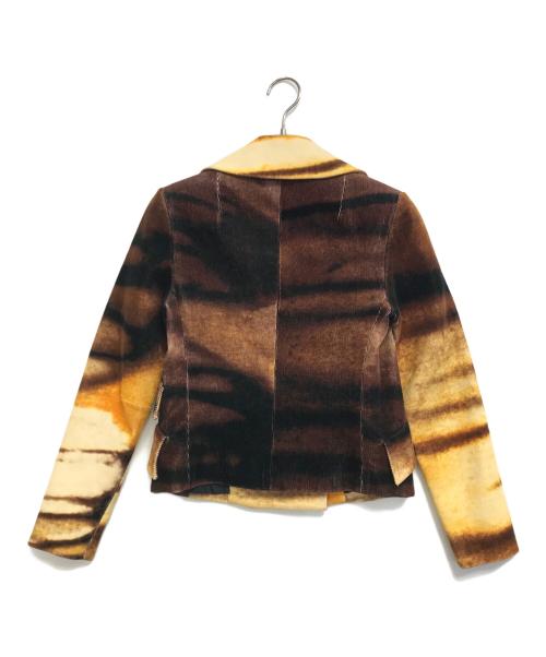 VIVIENNE TAM（ヴィヴィアンタム）VIVIENNE TAM (ヴィヴィアンタム) タイガー柄ジャケット オレンジの古着・服飾アイテム