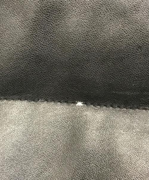 AVIREX（アヴィレックス）AVIREX (アヴィレックス) レザーダウンジャケット ブラック サイズ:Lの古着・服飾アイテム