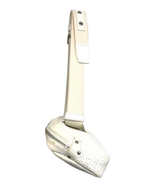 Jean Paul GAULTIER（ジャンポールゴルチェ）Jean Paul GAULTIER (ジャンポールゴルチェ) 総柄ロゴウエストバッグ ホワイト サイズ:表記なしの古着・服飾アイテム