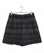 PRADAプラダ）の古着「バージンウールショートパンツ」｜ネイビー
