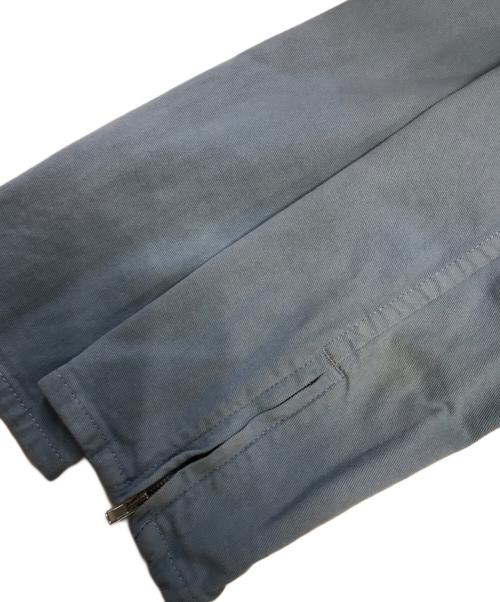 MIU MIU（ミュウミュウ）MIU MIU (ミュウミュウ) フリルデザインジップジャケット スカイブルー サイズ:44の古着・服飾アイテム