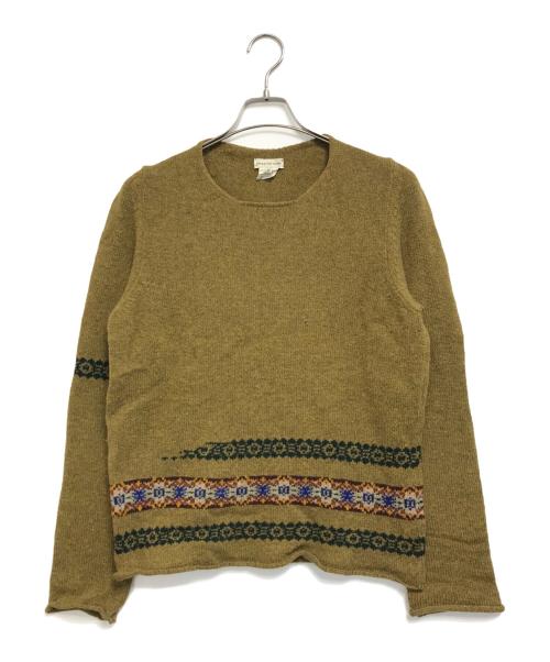 DRIES VAN NOTEN（ドリスヴァンノッテン）DRIES VAN NOTEN (ドリスヴァンノッテン) ノルディックセーター グリーン サイズ:Ｍの古着・服飾アイテム
