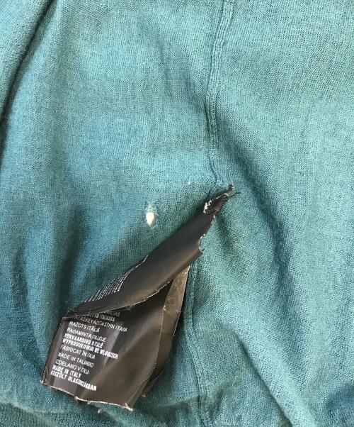 PRADA（プラダ）PRADA (プラダ) バージンウールニットカーディガン グリーン サイズ:40の古着・服飾アイテム