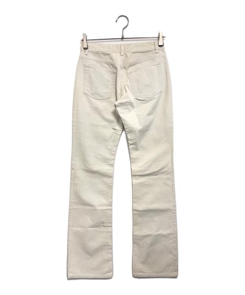 HELMUT LANG（ヘルムートラング）HELMUT LANG (ヘルムートラング) フレアコーデュロイパンツ ホワイト サイズ:26の古着・服飾アイテム