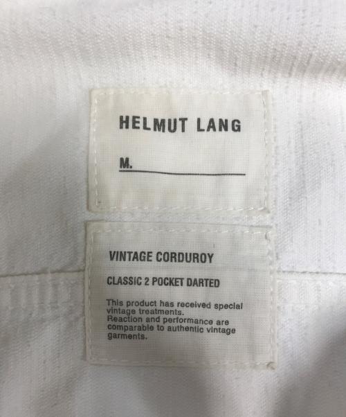 HELMUT LANG（ヘルムートラング）HELMUT LANG (ヘルムートラング) コーデュロイトラッカージャケット ホワイト サイズ:36の古着・服飾アイテム