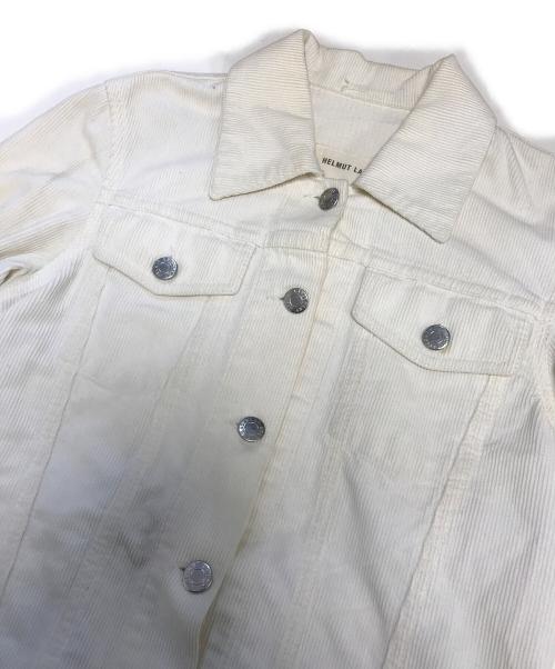 HELMUT LANG（ヘルムートラング）HELMUT LANG (ヘルムートラング) コーデュロイトラッカージャケット ホワイト サイズ:36の古着・服飾アイテム