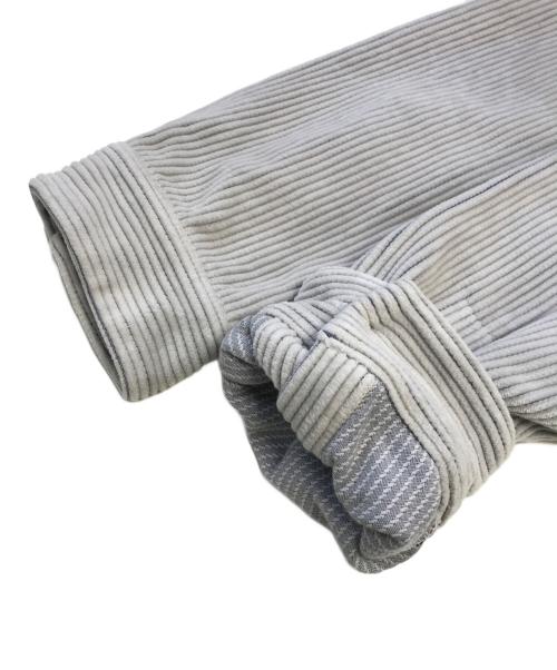 STONE ISLAND（ストーンアイランド）STONE ISLAND (ストーンアイランド) Corduroy Logo Shirt グレー サイズ:XLの古着・服飾アイテム