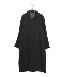 Jean Paul GAULTIER CLASSIQUE（ジャンポールゴルチエクラシック）の古着「ストライプスーパーロングコート」｜ブラック