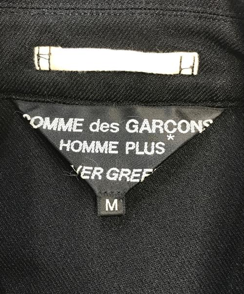 COMME des GARCONS HOMME PLUS EVER GREEN（コムデギャルソンオムプリュス エバーグリーン）COMME des GARCONS HOMME PLUS EVER GREEN (コムデギャルソンオムプリュス エバーグリーン) 切替コート ブラック サイズ:Ⅿの古着・服飾アイテム