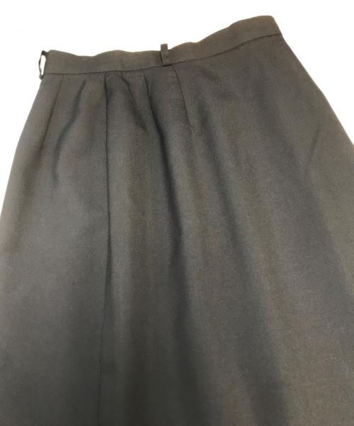 JUNIOR GAULTIER（ジュニアゴルチエ）JUNIOR GAULTIER (ジュニアゴルチエ) ウールブレンドスカート ネイビー サイズ:40の古着・服飾アイテム