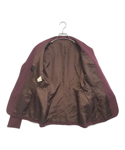 Jean Paul Gaultier FEMME（ジャンポールゴルチエ フェム）Jean Paul Gaultier FEMME (ジャンポールゴルチエ フェム) 3Bテーラードジャケット レッド サイズ:40の古着・服飾アイテム