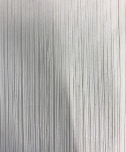 PLEATS PLEASE（プリーツプリーズ）PLEATS PLEASE (プリーツプリーズ) プリーツ加工 クルーネック カットソー アイボリー サイズ:3の古着・服飾アイテム