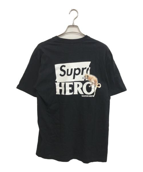 SUPREME（シュプリーム）SUPREME (シュプリーム) ANTIHERO (アンタイヒーロー) Dog Tee ブラック サイズ:Mの古着・服飾アイテム