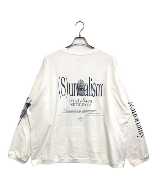 F/CE.（エフシーイー）F/CE. (エフシーイー) HIDDEN IDENTITY BY M.ENOMOTO LS TYPE-A ホワイト サイズ:Mの古着・服飾アイテム