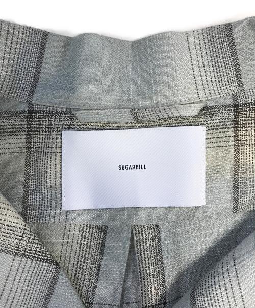 SUGARHILL（シュガーヒル）SUGARHILL (シュガーヒル) OMBRE PLAID OPEN COLLAR SHIRTS SMOKE BLUE サイズ:1の古着・服飾アイテム