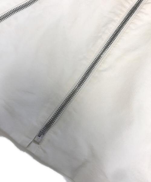 Maison Martin Margiela（メゾンマルタンマルジェラ）Maison Martin Margiela (メゾンマルタンマルジェラ) 八ノ字ライダース ホワイト サイズ:44の古着・服飾アイテム