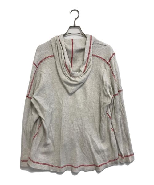 Vivienne Westwood（ヴィヴィアンウエストウッド）Vivienne Westwood (ヴィヴィアンウエストウッド) フーデッドサーマルカットソー ライトグレー サイズ:00の古着・服飾アイテム